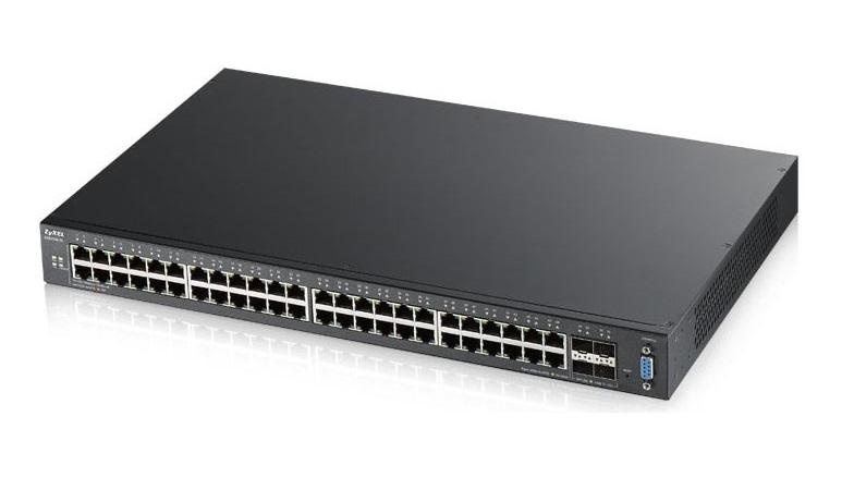 Switch XGS2210 - 52 Gerido L2 Gigabit Ethernet 1000 Mbit/s Preto - ZYXEL