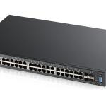 Switch XGS2210 - 52 Gerido L2 Gigabit Ethernet 1000 Mbit/s Preto - ZYXEL