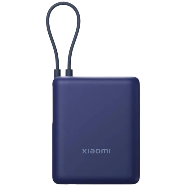 PowerBank 10000mAh 33W c/ Cabo Integrado (Azul) - XIAOMI