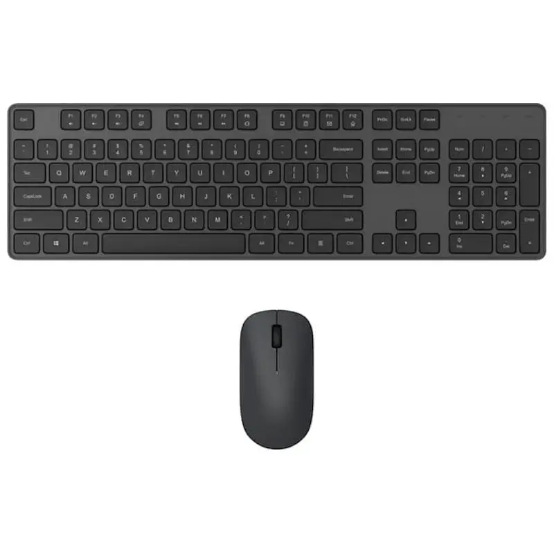Pack Rato e Teclado Wireless Layout Internacional (Preto) - XIAOMI