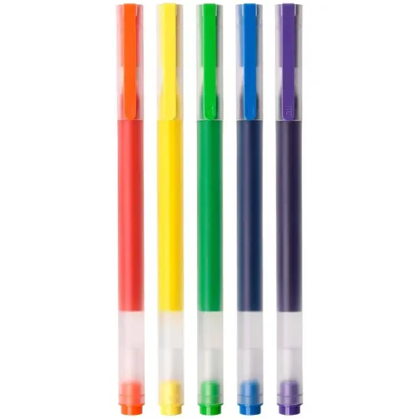 Pack 5x Canetas de Gel (5 Cores) - XIAOMI