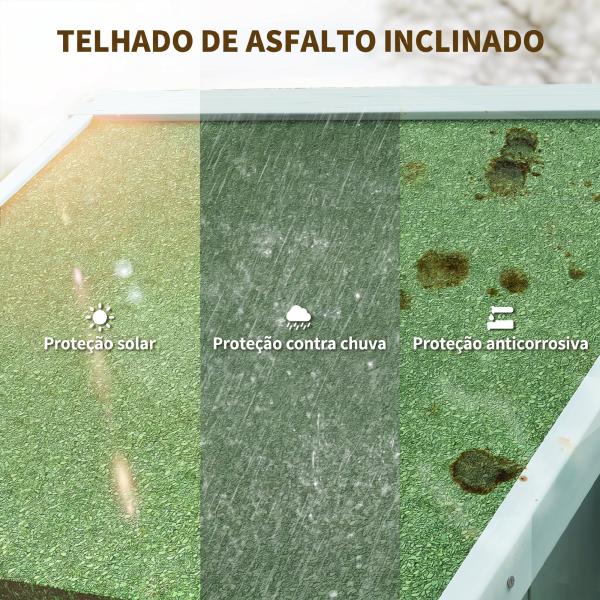 Armário de Jardim de Madeira 77x54,2x179 cm 0,3 m² Armário de Armazenamento com 3 Prateleiras e 2 Portas Azul Claro