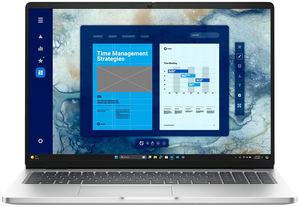 Portátil Pro 16 PC16250 16 Intel Core Ultra 7 255U 16GB/512GB SSD + Windows 11 Pro - DELL
