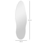 Espelho de Pé com Luzes LED 40x120 cm Espelho de Parede com Iluminação em 3 Cores Função de Memória e Controlo Tátil Transparente