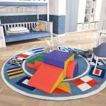 Conjunto de 4 Blocos de Espuma para Crianças Figuras de Construção Brinquedo de Aprendizagem Infantil 150x50x39cm Multicor