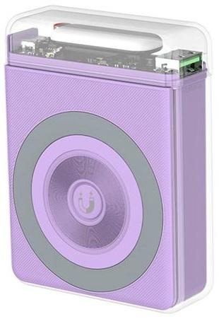 Mini PowerBank Magnética PR226 LED 10000mAh (Violeta) - XO
