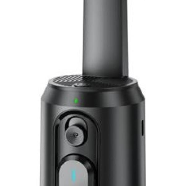 Suporte de Mesa 360º Bluetooth p/ Smartphone c/ Reconhecimento Facial (Preto) - XO