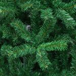 Árvore de Natal 180 cm com 1000 Ramos de PVC e Suporte de Aço Decoração de Natal para Interior Verde