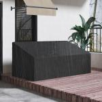 Capa Protetora para Móveis de Jardim 218x111x63 - 101 cm Cobertura de Móveis de Tecido Oxford 600D Impermeável para Sofás Bancos