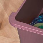 organizador de brinquedos Infantil para crianças acima de 3 anos com 3 Gavetas e Alças amplo espaço de armazenamento para Brinquedos Roupas Livros 37x37x56,5 cm Rosa