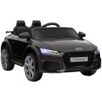 Carro Elétrico Audi TT para Crianças acima de 3 Anos com Controlo Remoto Música e Luzes Bateria 12V 102x60x44 cm Preto