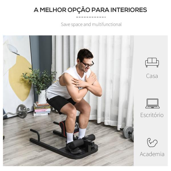 3 em 1 Placa supina multifuncional Equipamento Abdominal para Exercícios Abdominais carga 120 kg