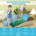 Conjunto de 5 Blocos de Psicomotricidade para Crianças Blocos de Construção Brinquedo para Aprendizagem Multicor