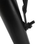 Mesa Suspensa para Varanda com Braço Regulável e Altura Ajustável em 3 Posições Estrutura de Metal 60x56,5x45 cm Preto