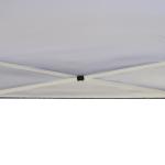 Tenda Dobrável 295x295x255 cm com Bolsa de Transporte Altura Ajustável Anti - UV para Terraço Pátio Azul