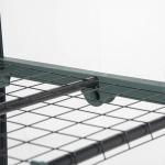 Estufa de Jardim Vertical 69x49x193cm com 5 Prateleiras Estufa para Plantas e Cultivos com Cobertura Transparente e Verde de PVC e Aço Preto