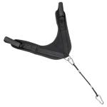 Banco de Musculação Multifuncional Banco de Pesos com Encosto Inclinável e Suporte de Barras com Altura Ajustável para Treinamento do Corpo Completo 187x140x117 - 136cm Preto