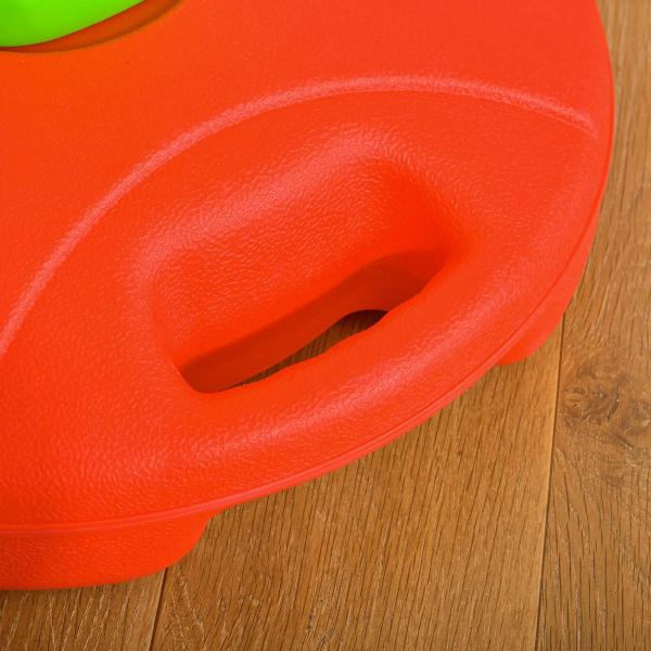 Tabela de Basquetebol Infantil para Crianças acima de 3 anos Altura Ajustável 2 Bolas e Inflador 52,5x44x120 - 160cm Amarelo Verde Vermelho