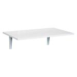 Mesa Dobrável de Parede Mesa Auxiliar Suspensa para Cozinha Sala de Jantar 60x40x20cm Branco