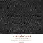 Floreira de Madeira de 4 Níveis com Orifícios de Drenagem e Tecido Não Tecido 80x45x142 cm Madeira
