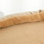 Arranhador para Gatos Arranhador para Gatos com Estofado em Borrego Plataformas Bola Suspensa e Poste de Juta 56x54x86 cm Marrom