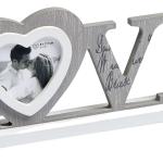 Moldura Individual LOVE 9x9cm (Cinzento) - WALTHER DESIGN