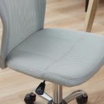 Cadeira de Escritório de Malha Giratória sem Apoio para os Braços com Altura Ajustável Carga 43x58x90 - 100 cm Cinza