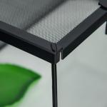 Terrário para Répteis em Vidro com Termómetro e Taça de Água para Lagartos, Cobras e Aranhas 50x30x25 cm Preto