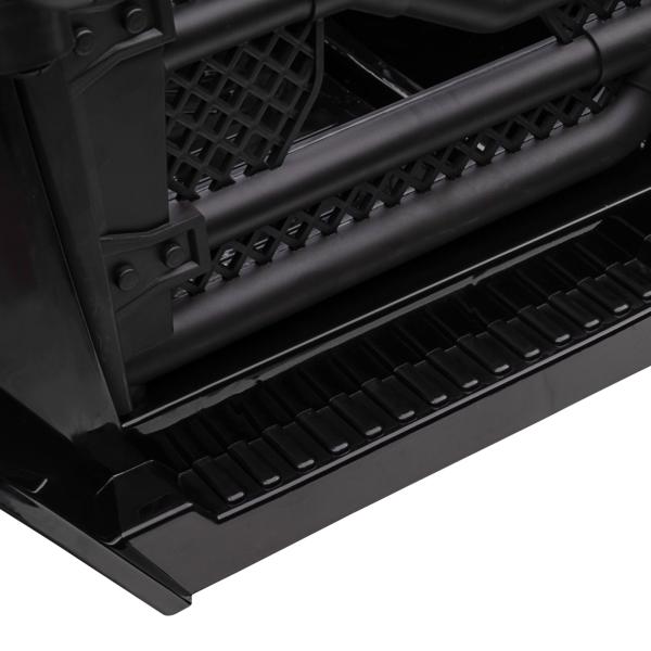 Carro Elétrico para Crianças com Bateria de 12V 2 Motores Controlo Remoto 2,4G Faróis Buzina Velocidade Ajustável 100x65x72 cm Preto