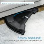 Trampolim Fitness Ø102 cm Trampolim Fitness Dobrável com Estrutura de Aço Antiderrapante Ø102x22 cm Azul