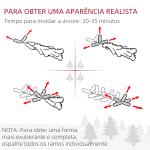 Árvore de Natal Artificial 180 cm Árvore de Natal com 648 Ramos Fácil de Montar e Base Desmontável de Aço Ø70x180 cm Verde