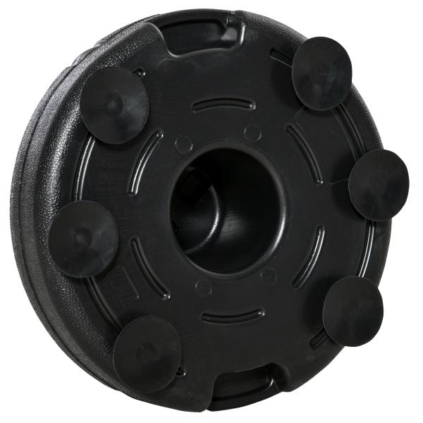 Saco de Boxe de Pé com Altura Ajustável de 4 Níveis Punching Ball com Base Preenchida Luvas e Inflador para Adultos e Adolescentes Ø45x132 - 158cm Preto e Vermelho