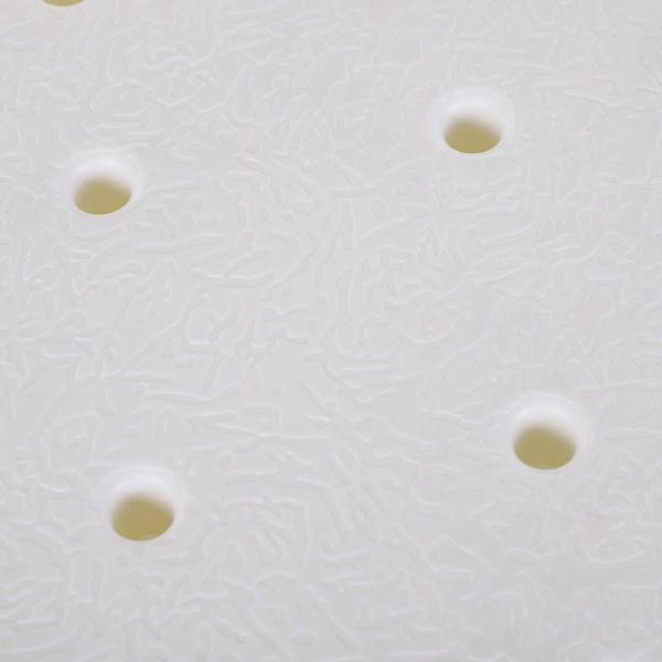 Cadeira para Duche Antiderrapante com Altura Ajustável em 6 Níveis Apoio para os Braços e Encosto 51,5x51,5x71 - 84 cm Branco