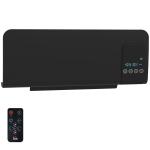 Aquecedor Elétrico de Parede 1000W/2000W 54,5x12x21,5 cm Preto
