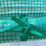 Estufa Tipo Túnel 400x200x200cm Estufa de Túnel com Portas Enroláveis e 6 Janelas Cobertura de PE 140 g/m² Estrutura de Metal para Cultivo de Plantas Verduras Verde