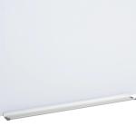 Placa de vidro com bandeja Inclui 4 marcadores e borracha 90x60x0,45 cm Branco