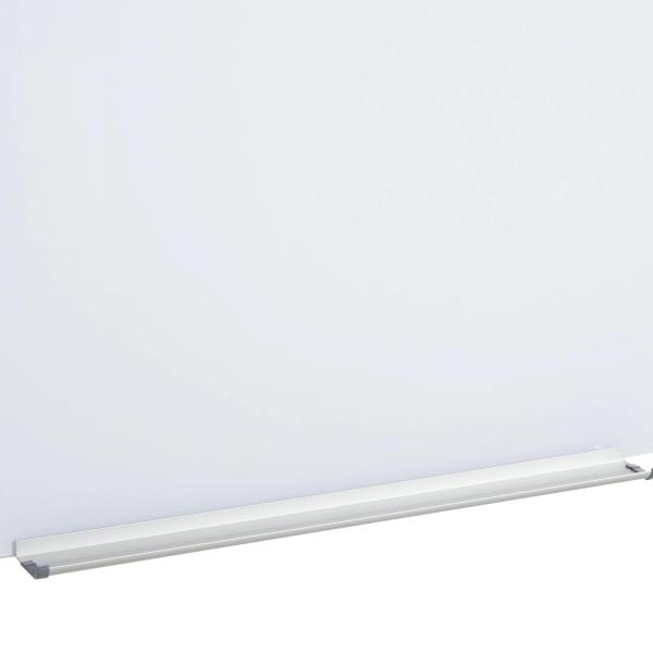 Placa de vidro com bandeja Inclui 4 marcadores e borracha 90x60x0,45 cm Branco
