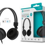 Auscultador com Micro - 120cm - Jack 3.50mm Negro EJ-002