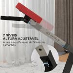 Cadeira Romana para Hiperextensões com Altura e Encosto Reguláveis, 120 kg, para Treino de Abdominais e Costas