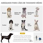 Reboque de Bicicleta para Cães Reboque de Bicicleta para Animais de Estimação com Bandeira Reflectores 130x73x90cm Azul