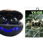 YX-03 TWS Auriculares Gaming Bluetooth