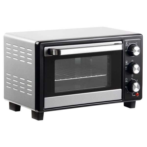 Mini Forno 16L 1400W com 3 Modos de Aquecimento Temperatura até 230°C Temporizador 60 Minutos 44x32x28,1 cm Prata