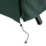 Capa para Móveis de Jardim Capa Protetora para Baloiços de Exterior com Zíper 177x114x152cm Verde