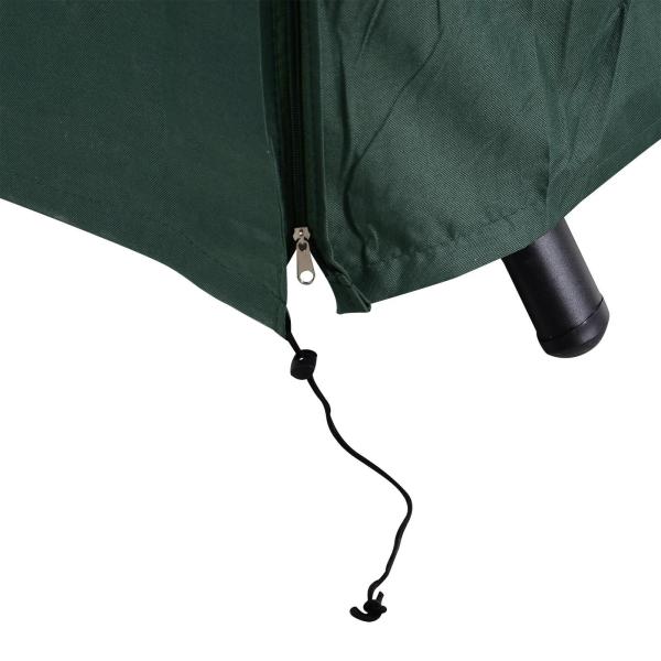 Capa para Móveis de Jardim Capa Protetora para Baloiços de Exterior com Zíper 177x114x152cm Verde