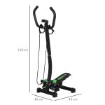 Máquina de Step Stepper Up - Down Máquina de Paso com 2 pedais ajustáveis para os pés 40x48x118cm