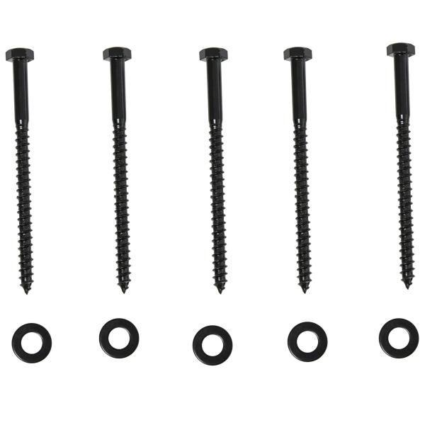 Conjunto de ferragens para porta deslizante dupla Suporta 90 kg 200 cm de comprimento Preto