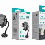 Suporte de Carro Multifuncional Novoteck Z - 017 – 3 em 1, Rotação 360º, para Para - Brisa/Console/Saída de Ar, para Telemóveis 3.5' - 6.5