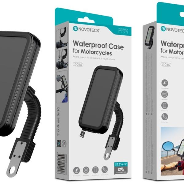 Suporte Impermeável de Smartphone 3,5~6,3 p/ Mota - NOVOTECK