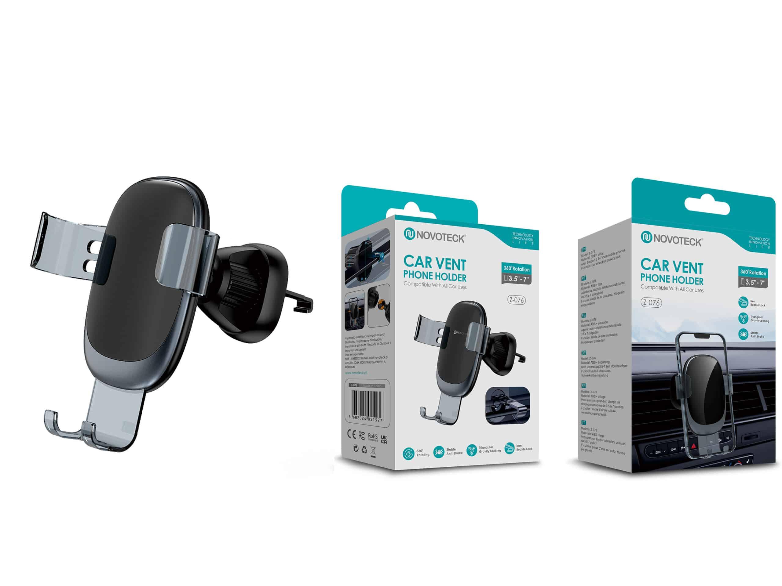 Suporte de Telemóvel para Ventilação de Carro Z - 076 – Rotação 360°