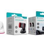 Suporte Universal para Telemóvel com Ventosa – Rotação 360º para Telemóveis de 3,5'' a 7''Z-090 Rosa Branco